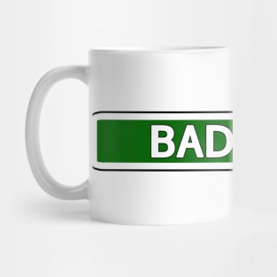 Bad Blvd Street Sign Mug